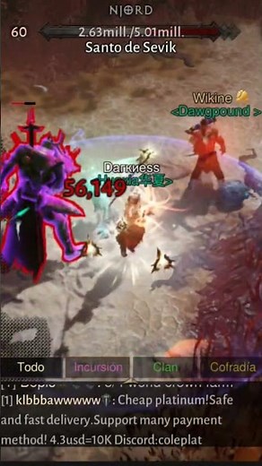 Diablo Immortal, how to find Njord World's Crown