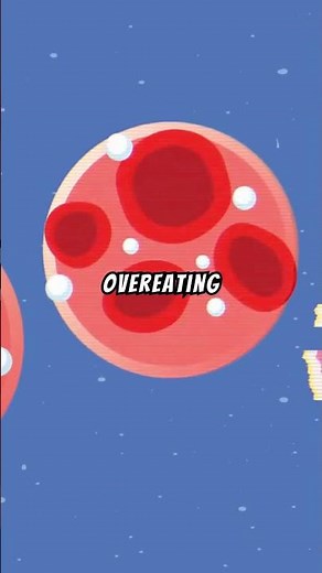 What happens to your body when you overeat? #health #sciencefacts #healthtips