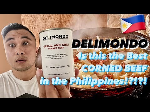 DELIMONDO corned beef 🇵🇭 The BEST in the Philippines?!