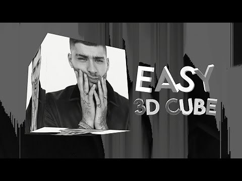 3d cube on after effects - tutorial