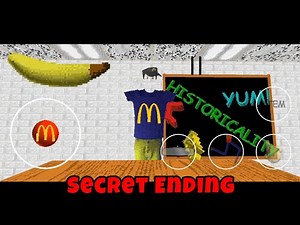 Baldi's McDonald's Secret Ending Android - Baldi's Basics Mod (Classic Style)