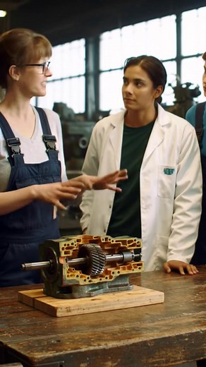 ⚙️ How a Gearbox Works ? A gearbox (or transmission) is a mechanical system that transmits power from an engine to the wheels using different gear ratios. Here's a clear breakdown of how it works: 🔧 Basic Purpose of a Gearbox: To change torque and speed between the engine and the wheels. Engines run best at a specific RPM range, but wheels need variable speeds—gearboxes solve this. --- ⚙️ How a Gearbox Works: 1. Power Input (From Engine): The engine’s crankshaft sends rotating power to the gear