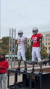 Chris Olave Marvin Harrison Jr Penn State 2025 Ohio State #collegefootball pregame setup #big10