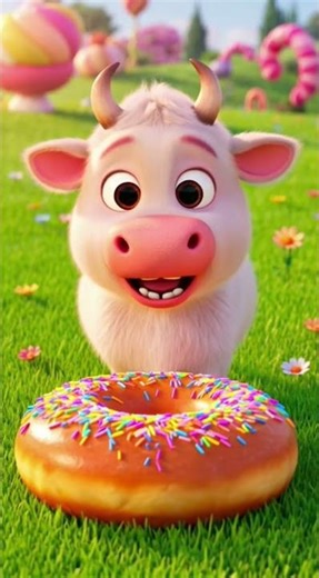 Baby Cow Color Dance 🐮🌈 | Magic Color Changing Cow | Kids Animation Shorts