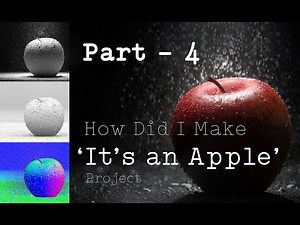 Photorealistic apple Look dev and lighting in Arnold render and Maya - part 4