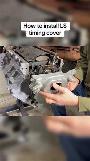 4K views · 17 reactions | How to install LS timing cover! #timingcover #enginebuild #lsengine #diy | The ROY Garage | Facebook