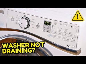 Washing Machine Repair | Fix Washer Not Draining | Drain Pump Replacement (F09 E01 Error)