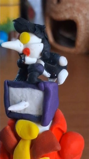 #deltarune FIMO Clay - Spamton G. Spamton & Mr. Ant Tenna. #Tenna #Spamton