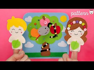 Bible Quiet Book Tutorial | Adam & Eve Page – Step-by-Step Guide with Pattern