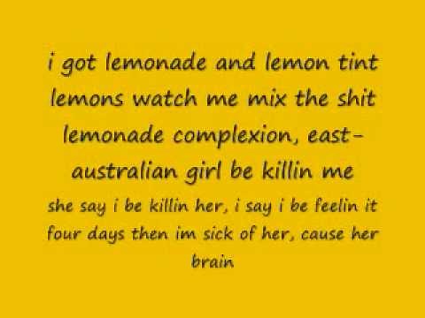 Lemonade gucci mane with lyrics