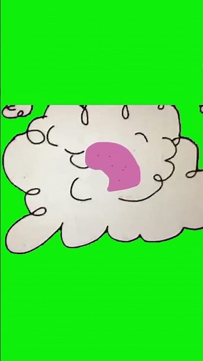 SpongeBob fight cloud green screen