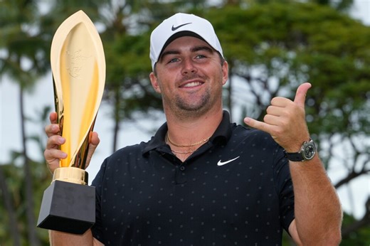 Chris Gotterup opens PGA Tour season by winning Sony Open for his 3rd straight year with a title