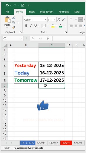 date formulas in excel #excel #excelformulas #excelshortcuts #exceltricks #exceltutorial #shorts