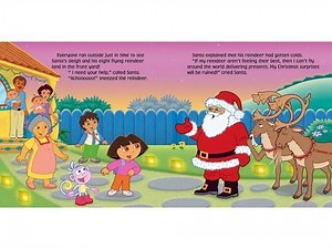 dora the explorer dora's starry christmas book read by naomi oscars sister