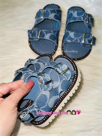 Matching Mommy and Me Outfits with Coach Sandals
