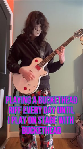 Playing a Buckethead riff every day until I play on stage with Buckethead Day 46