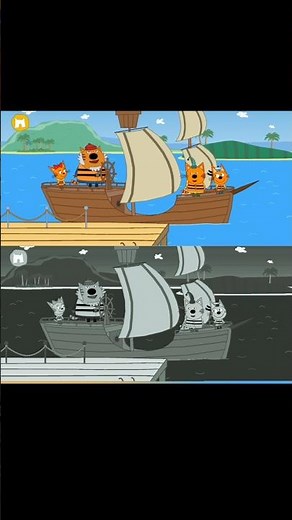 Три Кота на корабле 🚢🌊