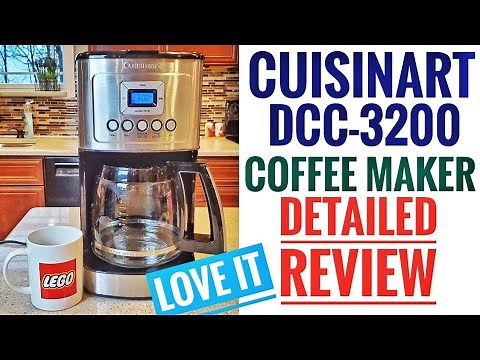 DETAILED REVIEW Cuisinart DCC-3200 Perfectemp Coffee Maker 14 Cup Programmable LOVE IT.