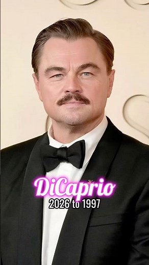 Leonardo DiCaprio transformation from 2026 to 1997