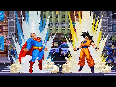 GOKU VS SUPERMAN! THE MOST EPIC FIGHT EVER!