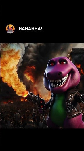 Barney The Dinosaur Funny Parody (Ai Edition) #memes