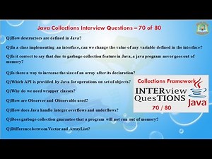 Java Collections Interview Questions – 70 out of 80
