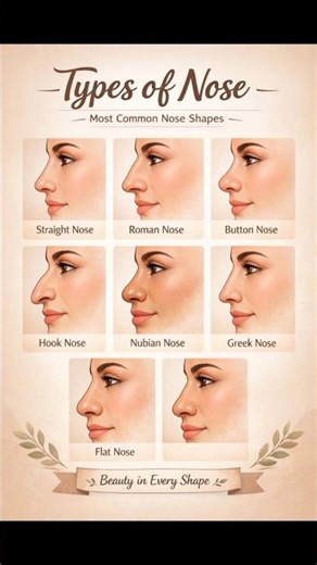 Which Nose Shape Do You Have? 🤔