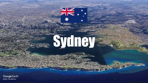 Sydney – Aerial View of the City in Australia