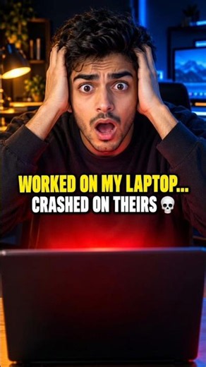 Python Works on My Laptop, but Fails on Another PC 💀 #shorts