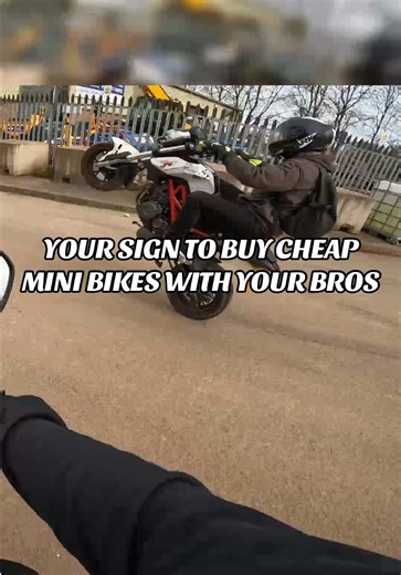 Your sign to buy cheap mini bikes with your bros!😆 Best £600 ever spent😅 #fyp #motorbikes #motovlog #hondagrom #goals