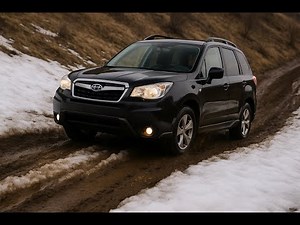 Subaru Forester 4x4 Off-Road in Melting Snow & Mud - Slippery Hill Climb Challenge!