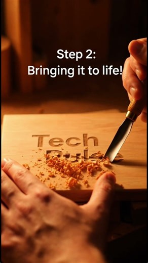 From Wood to Painted CTA ✨ Subscribe, Like & Share! #TechPulse #Shorts
