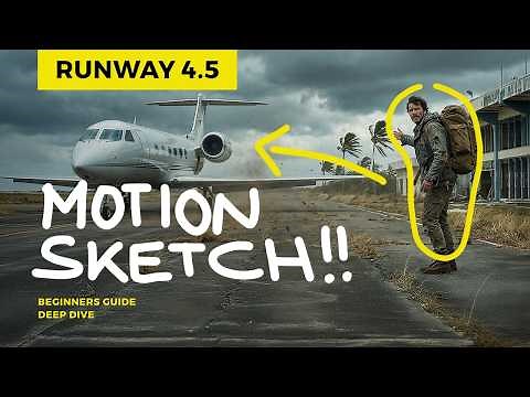 Runway Gen 4.5 Motion Sketch – Image to Video: Beginners Guide
