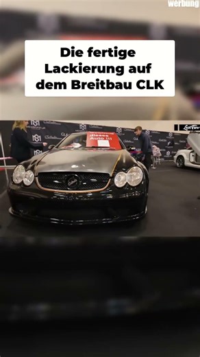 Die fertige Designlackierung auf dem Breitbau CLK von ‪@Schulztuning‬