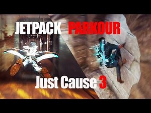 Jetpack Wingsuit Parkour Stunts in Just Cause 3 PS4