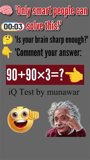 "Most people solve this wrong! 20+30÷2"