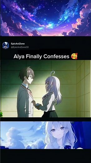 Alya and Kuze Cute Moment 🥳 | Alya Sometimes Hides Her Feelings in Russian #anime