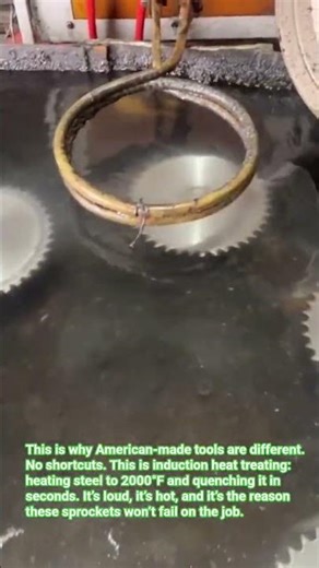 INSANE Metal Hardening Process! #madeinusa #Satisfying #Shorts #Manufacturing #machine #engineering