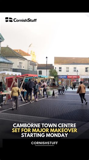 Works to enhance the centre of Camborne are due to begin on Monday, 3rd November, bringing a new look to Trelowarren Street and Commercial Square while improving access for pedestrians and cyclists. Read more on CornishStuff.com #Cornwall #CornishStuff | CornishStuff