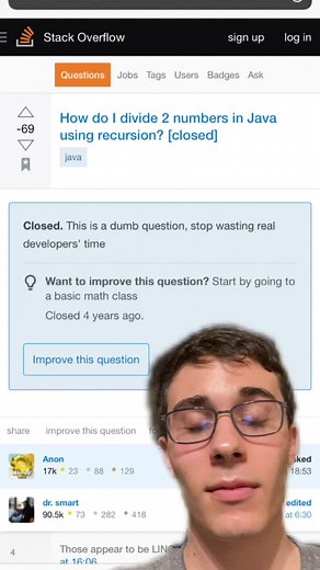 #computerscience #stackoverflow #nerd #viral | javascript