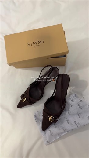 so stunning ⭐️ @SIMMILONDON #simmilondon #unboxing #heels #slingback #stunning
