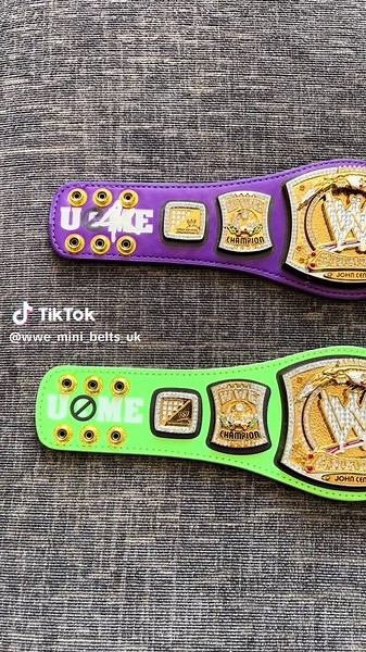 wwe_mini_belts_uk on TikTok