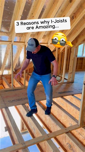 2.8M views · 10K reactions | All the tips and ideas from my videos are organized in here: ✅The Ultimate Home Building Checklist at BuilderBrigade.com Which floor joists do you prefer: Dimensional, I-Joists, or webbed trusses? #BuilderBrigade #homebuildingtips #homebuilding #customHome #HomeBuildingChecklist #floorjoists | Builder Brigade | Facebook