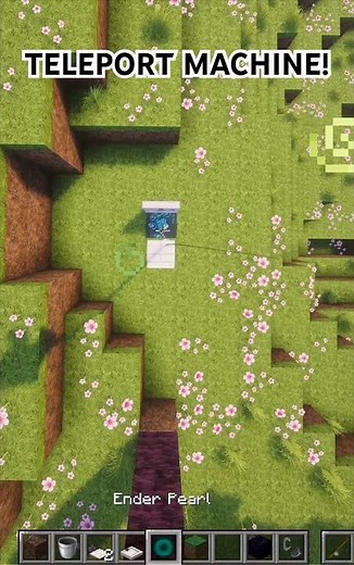 STEP-BY-STEP BY-STEP Teleport Machine! #minecraft #mctutorial