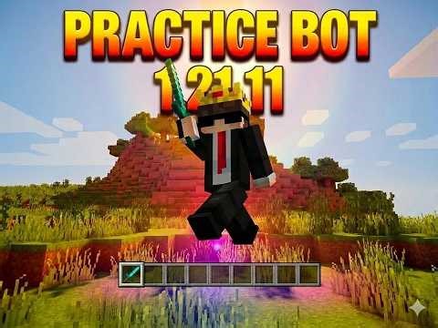 Best Way to Improve PvP FAST ⚔️ | Minecraft Practice Bot Guide | 1.21.11