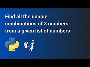 Write a Python program to find all the unique combinations of 3 numbers from a given list of numbers