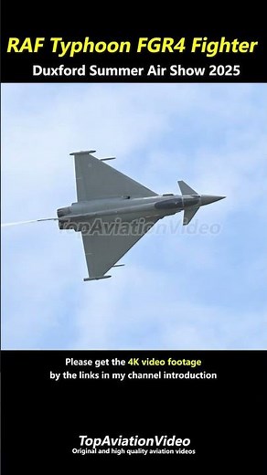 RAF Typhoon demo team at Duxford Summer Airshow 2025