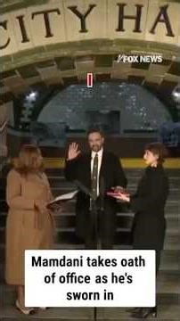 WATCH: Mamdani sworn in as New York City mayor #shorts #nyc #fox #foxnews