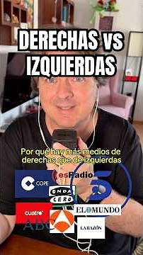 ¿Por qué hay más medios de comunicación de derechas que de izquierdas y cómo afecta a su audiencia?