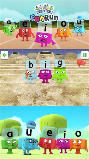 Alphablocks Magic Run #10 - Meet the Alphablocks! - Cbeebies Games